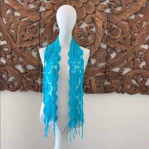 Turquoise scarf